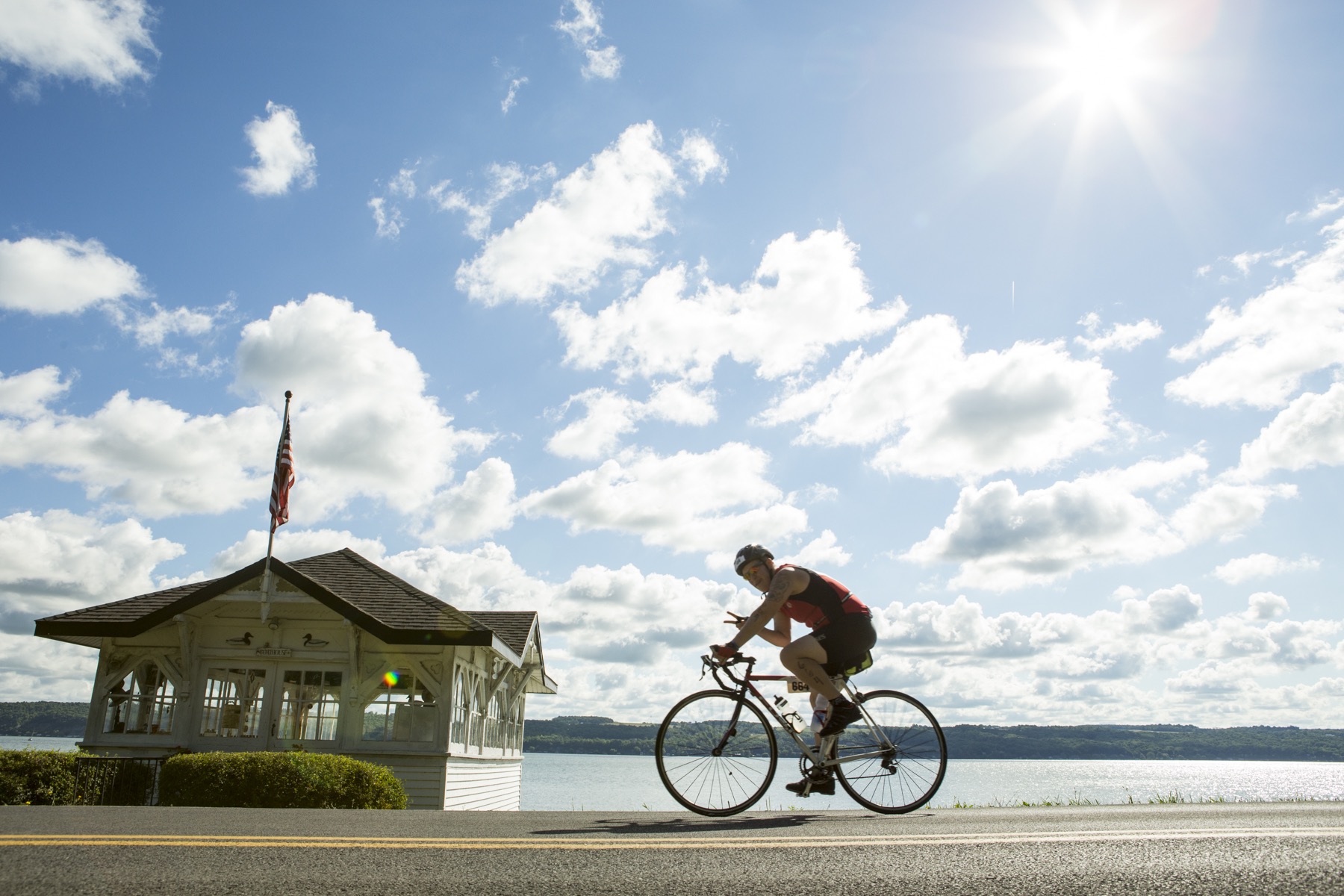 Cayuga Lake Triathlon. August 7, 2016